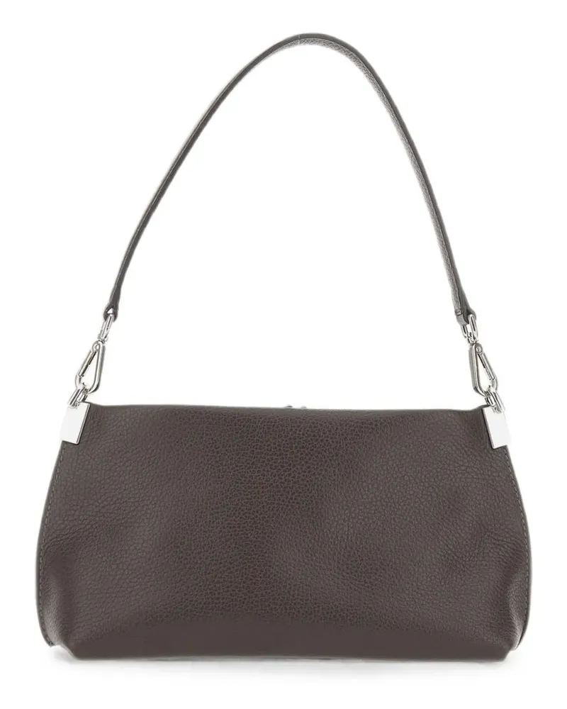 Gianni Chiarini Fanny tumbled leather shoulder bag - Braun Braun
