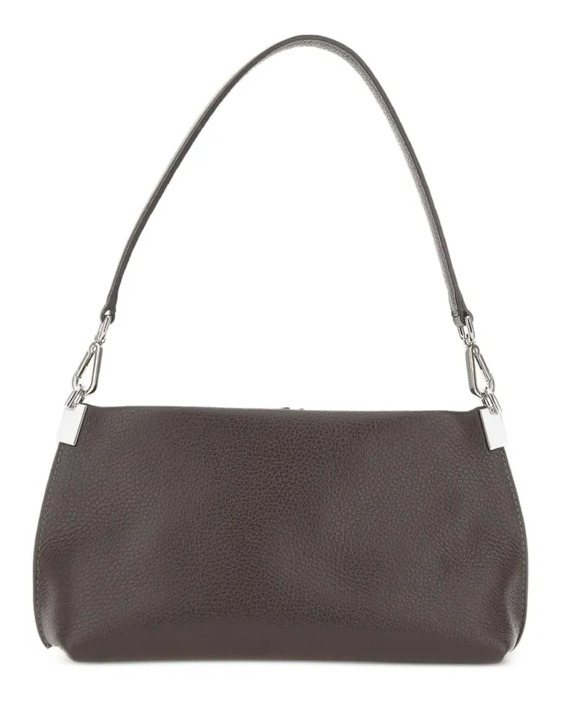 Gianni Chiarini Fanny tumbled leather shoulder bag - Braun Braun