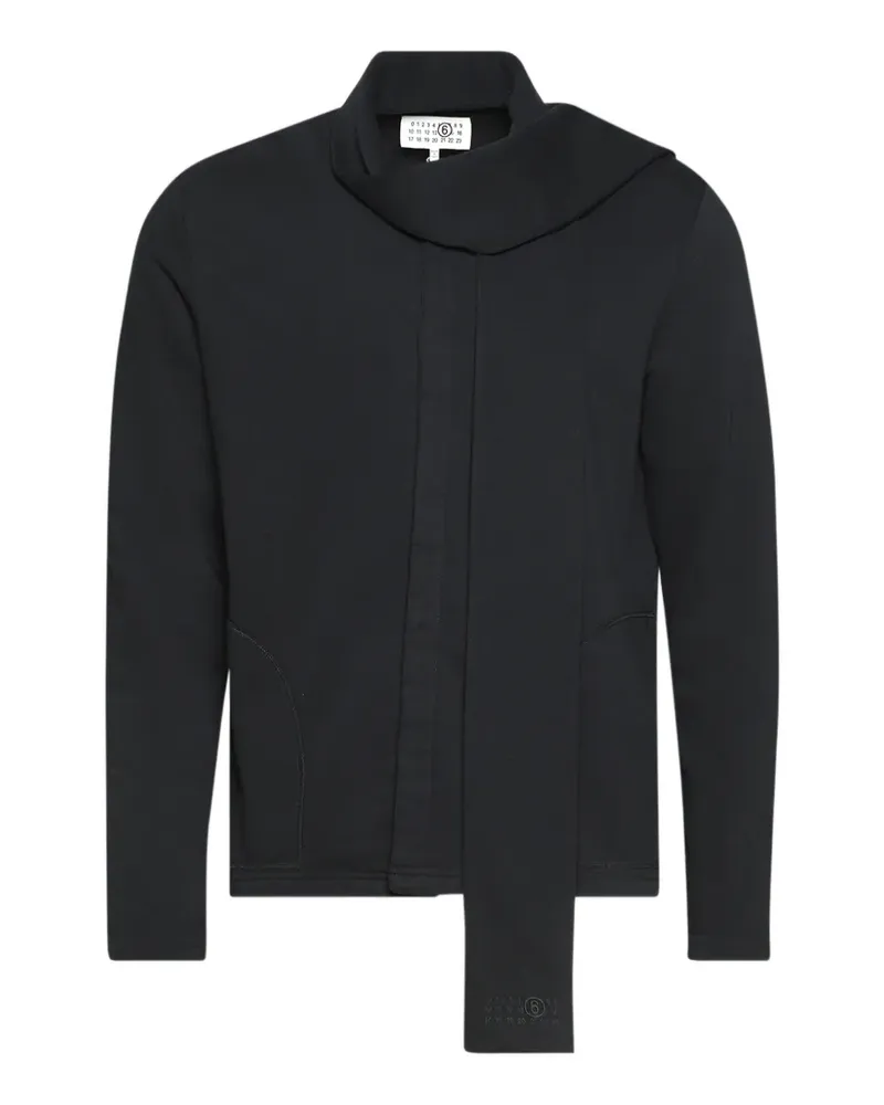 Maison Margiela scarf long-sleeves sweater - Schwarz Schwarz