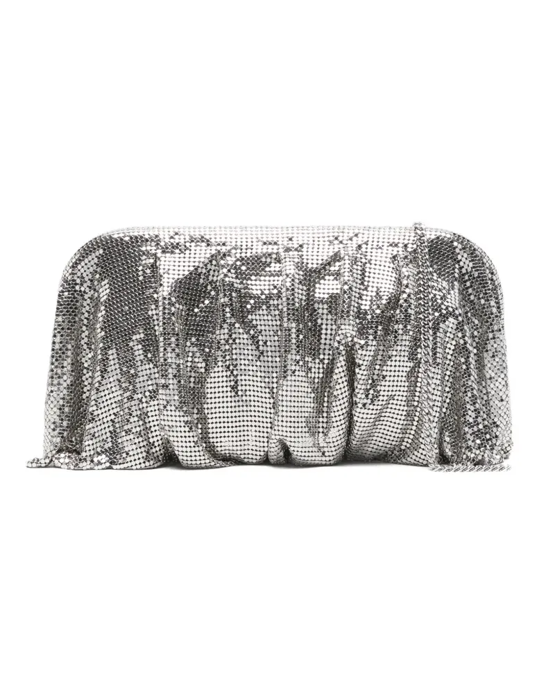 Benedetta Bruzziches La Grande Venus Clutch aus Kettengeflecht - Silber Silber