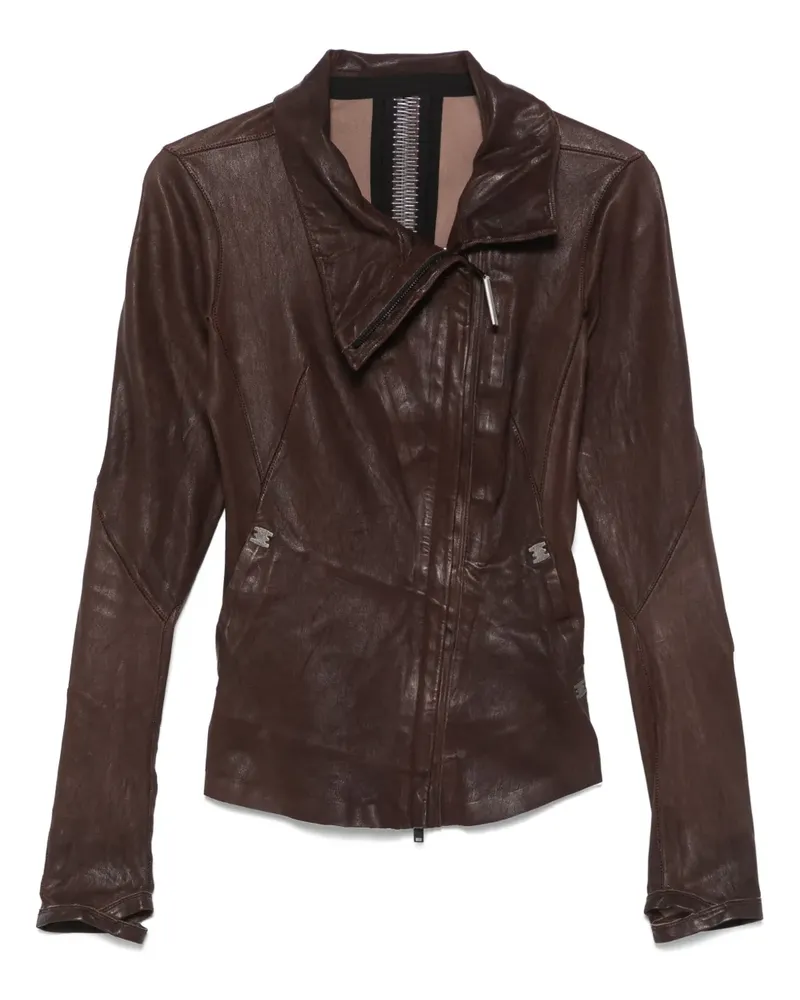 Isaac Sellam Prudente Neo Lederjacke - Braun Braun