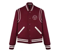 Collegejacke mit Logo-Stickerei - Rot