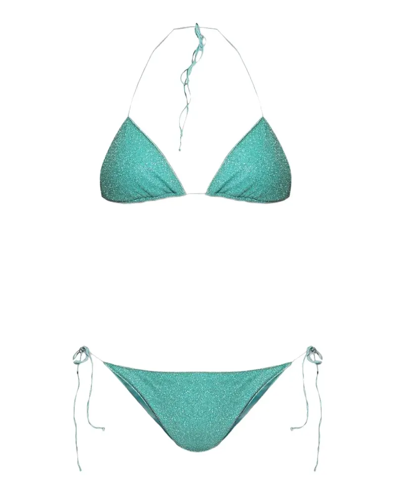 Oséree Bikini mit Glitter-Effekt - Grün Grün