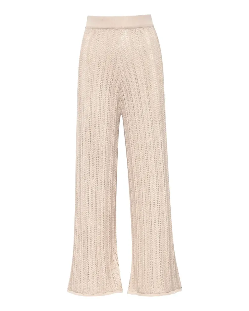 Baobab Collection Corsica sheer palazzo pants - Nude Nude