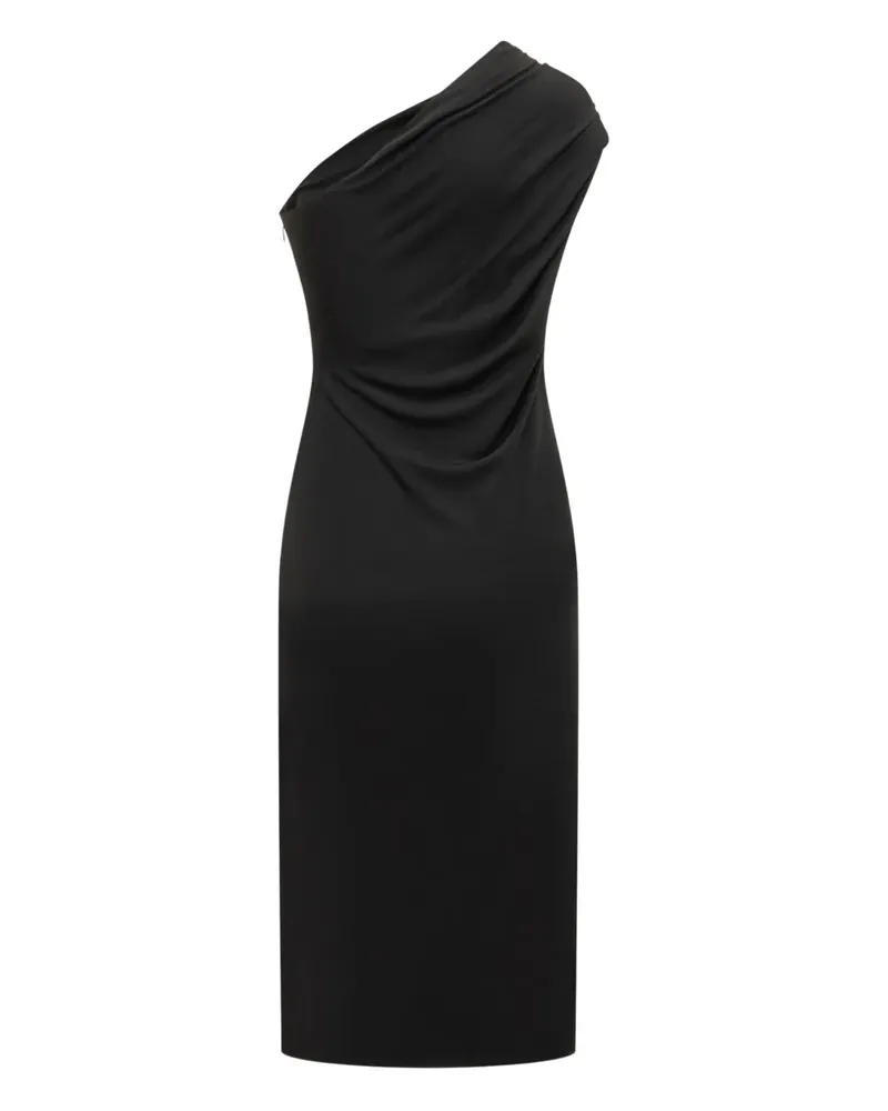 Tom Ford Verziertes One-Shoulder-Midikleid - Schwarz Schwarz