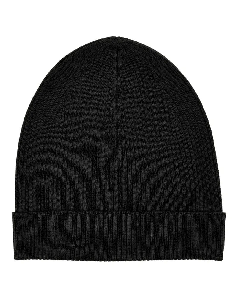 Rick Owens ribbed beanie hat - Braun Braun