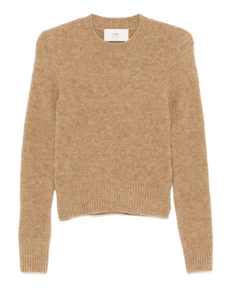AMI Paris round-neck sweater - Nude Nude