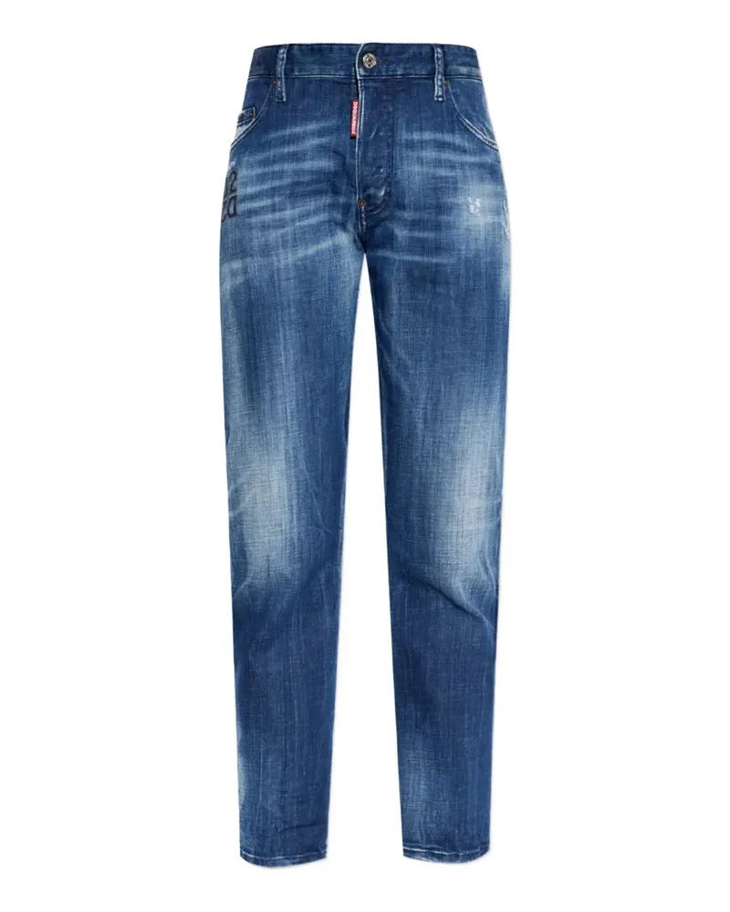 Dsquared2 faded-effect distressed jeans - Blau Blau