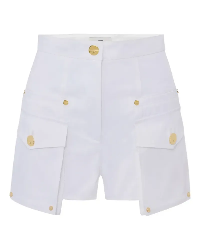 Elisabetta Franchi cargo-pocket shorts - Weiß Weiß