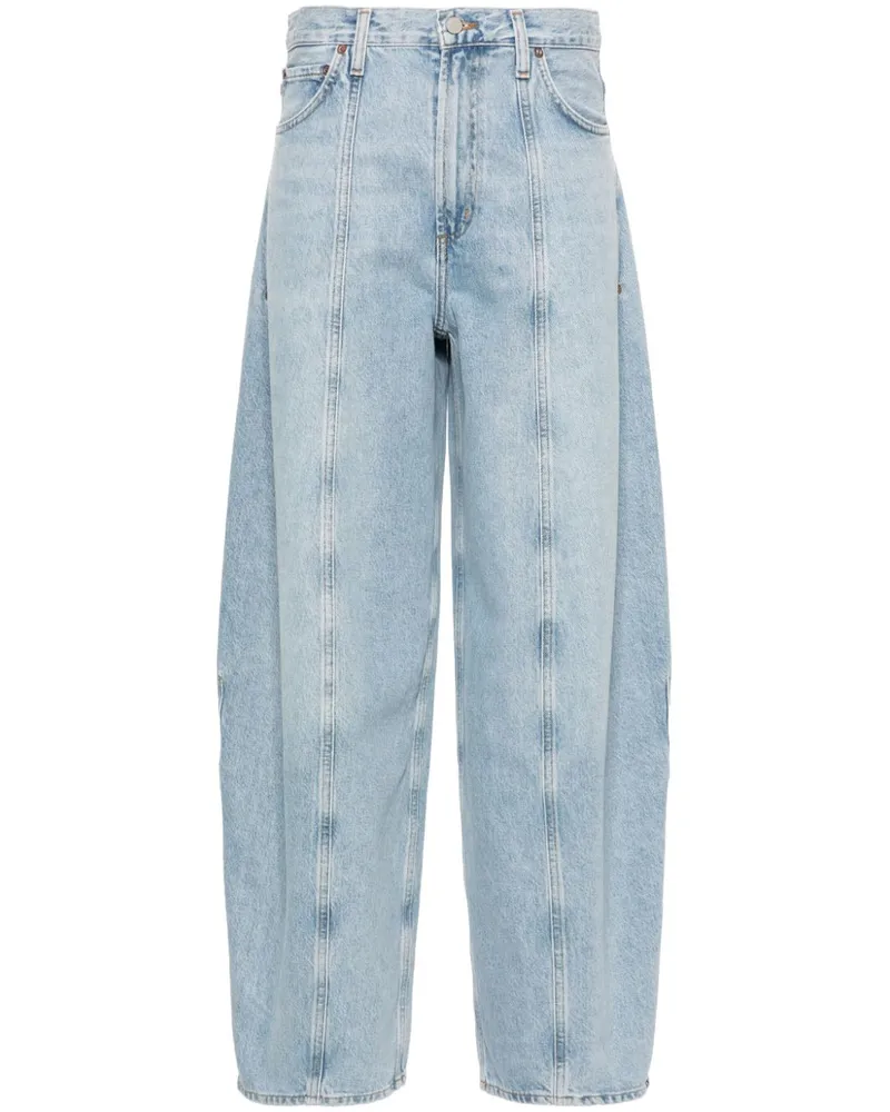 AGOLDE Jeans mit Ziernaht - Blau Blau
