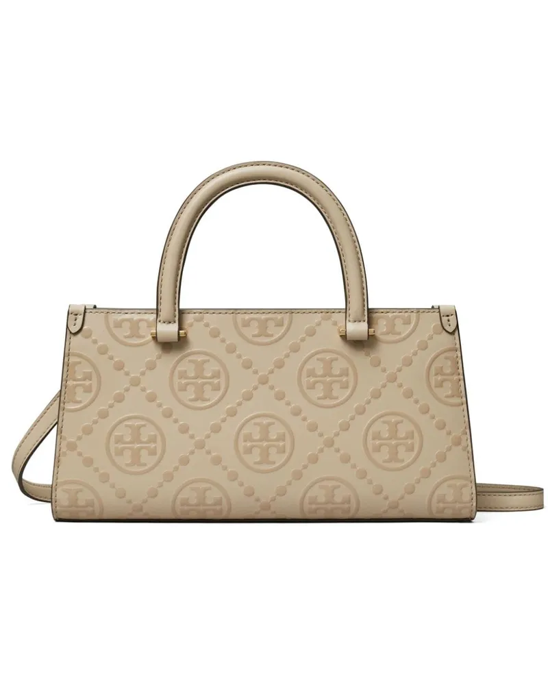 Tory Burch Kleiner T Monogram Shopper - Nude Nude