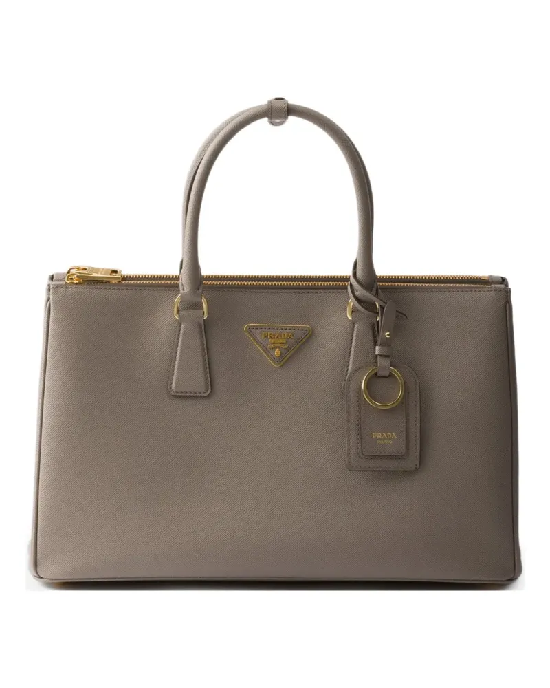 Prada Galleria Handtasche - Grau Grau