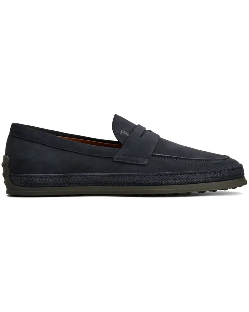 TOD'S Gommino Loafer aus Wildleder - Grau Grau
