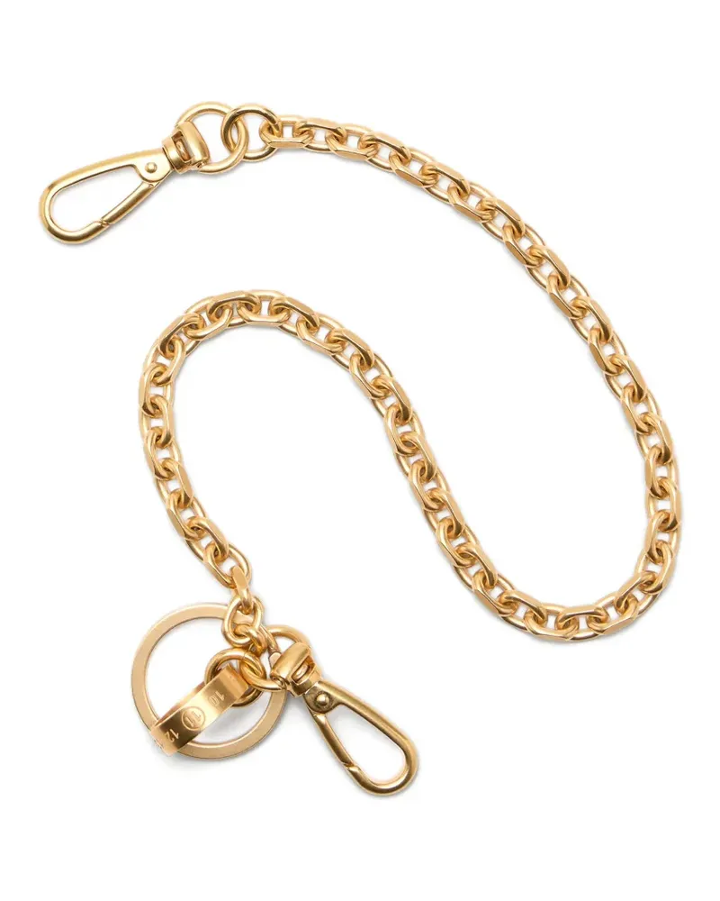 Maison Margiela Numbers Taschenkette mit Gravur - Gold Gold