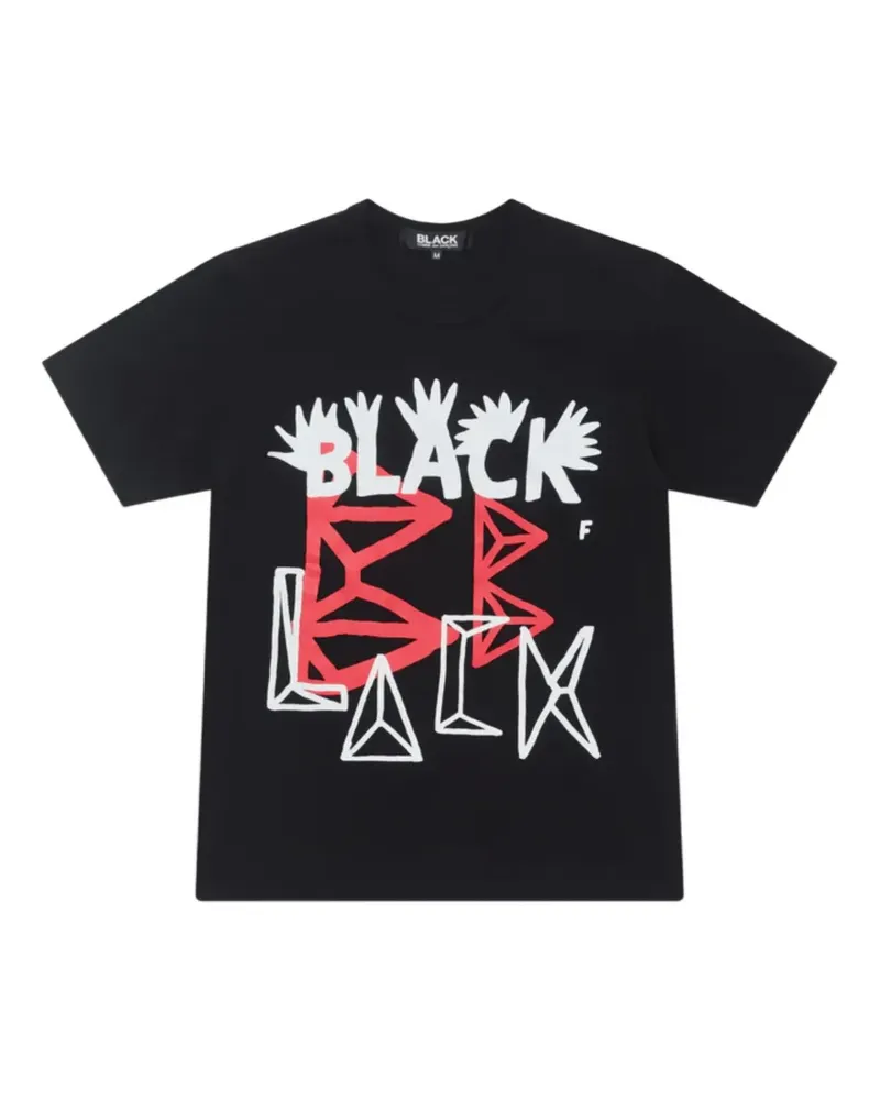 Comme des Garçons T-Shirt mit grafischem Print - Schwarz Schwarz
