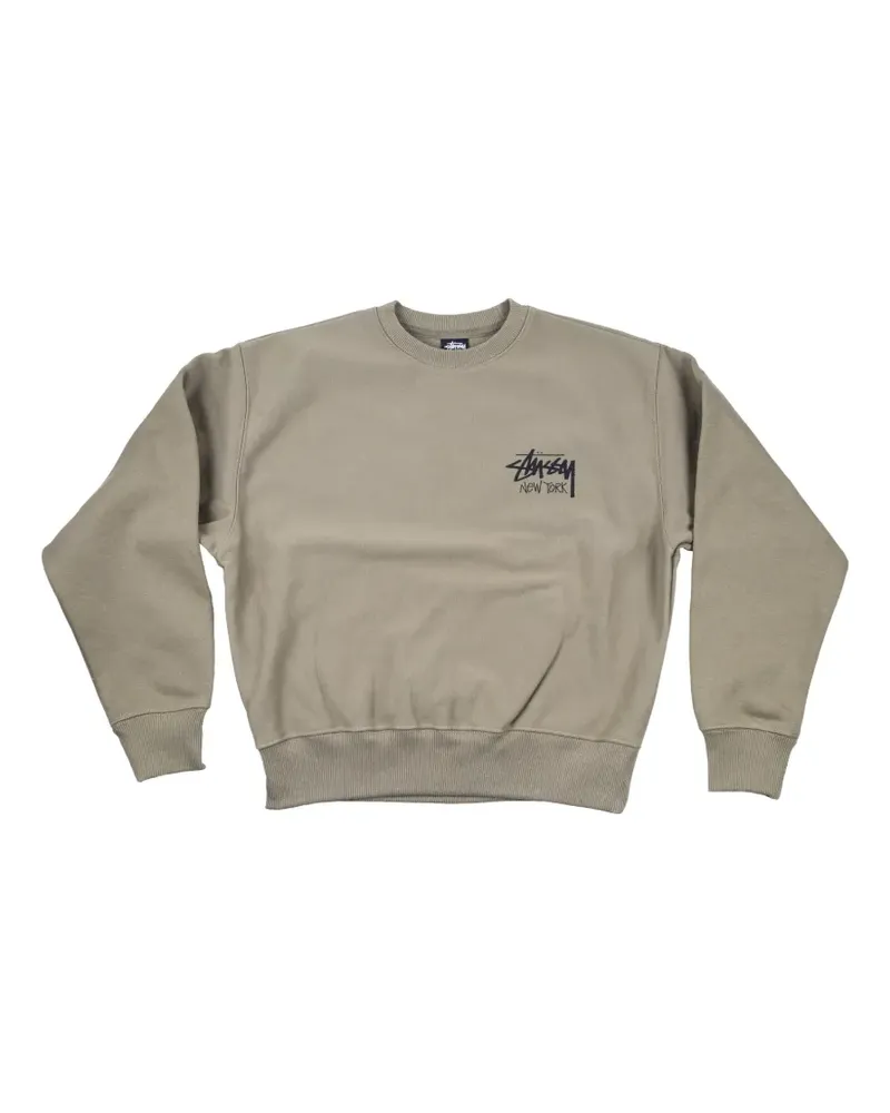 Stüssy New York Chapter crewneck T-shirt - Grün Grün