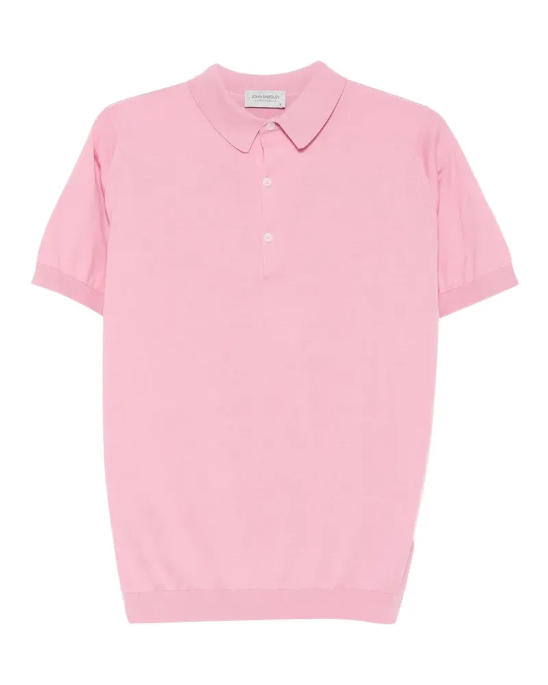 John Smedley Adria Poloshirt - Rosa Rosa