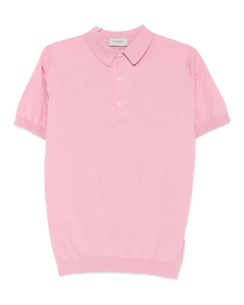 John Smedley Adria cotton polo shirt - Rosa Rosa
