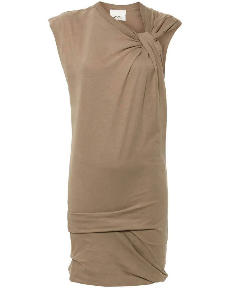 Isabel Marant Asymmetrisches Leany T-Shirtkleid - Nude Nude