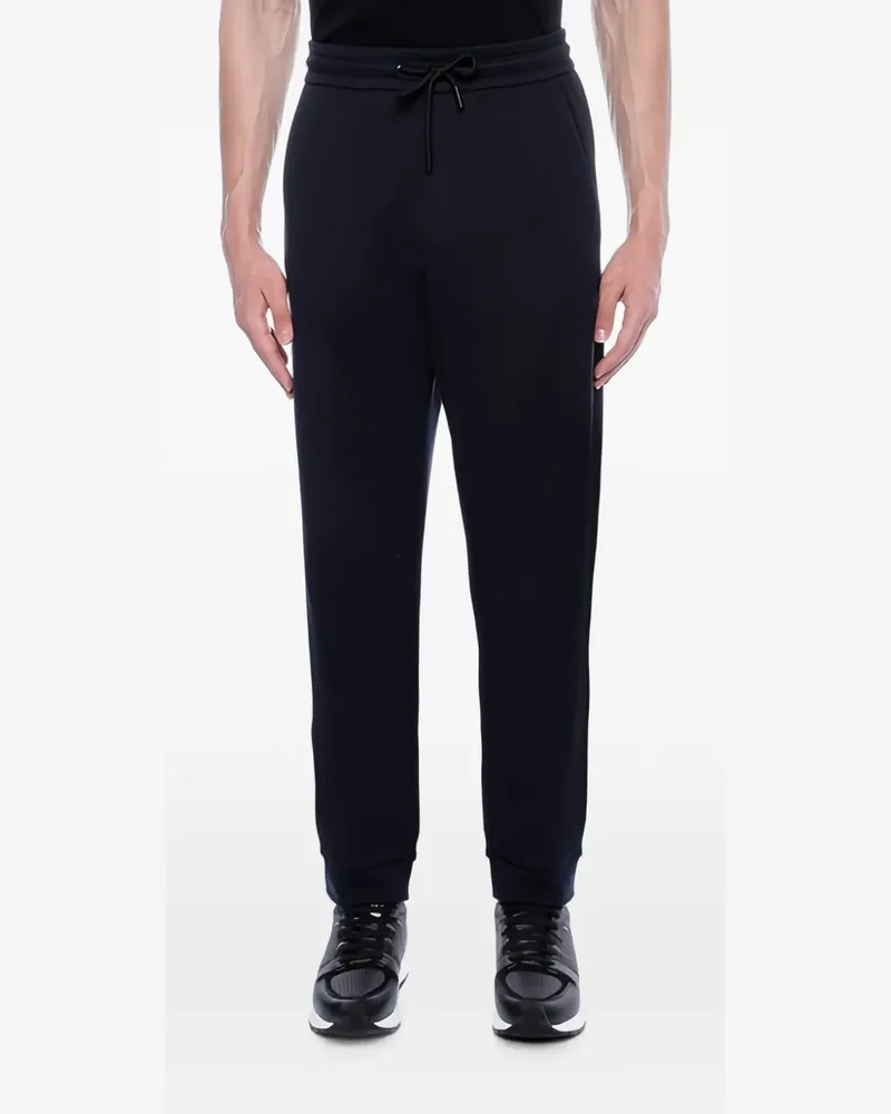Giorgio Armani Jogginghose mit Logo-Patch - Blau Blau