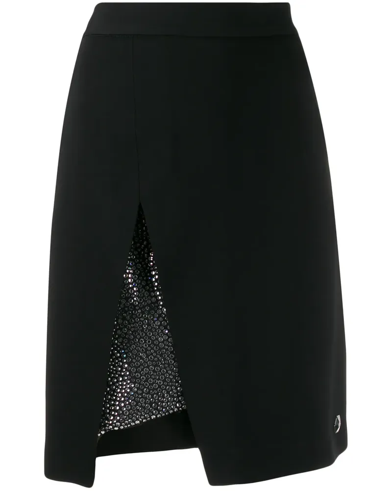Philipp Plein Verzierter Minirock - Schwarz Schwarz