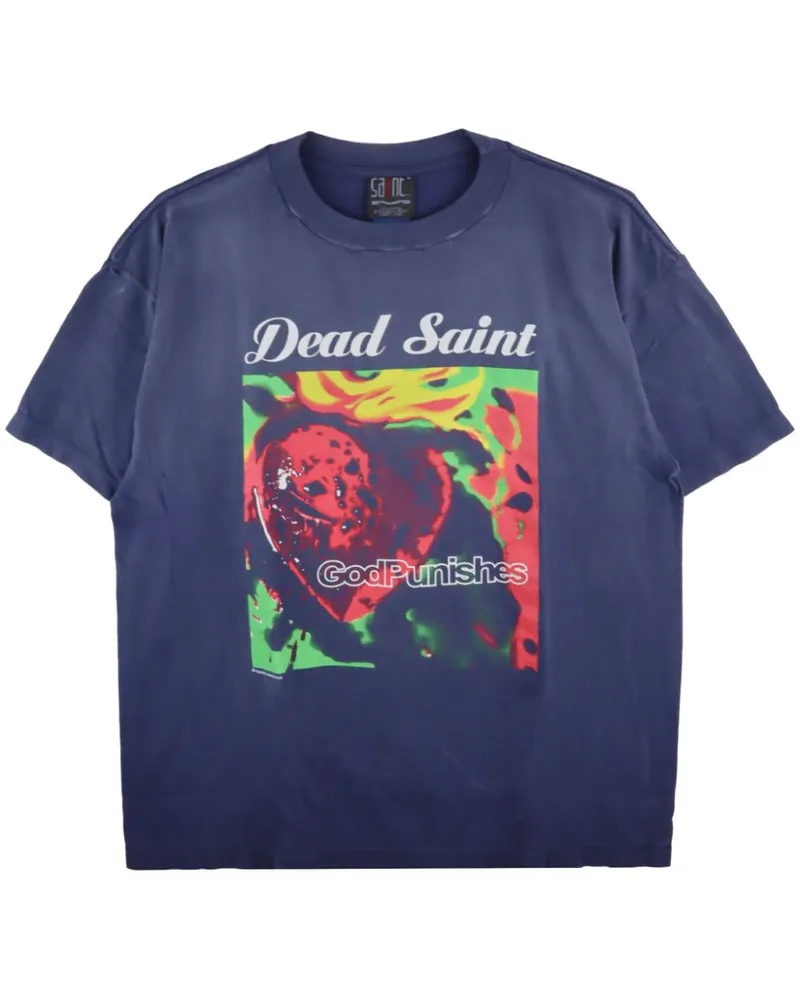 SAINT MXXXXXX Dead Saint T-Shirt - Blau Blau