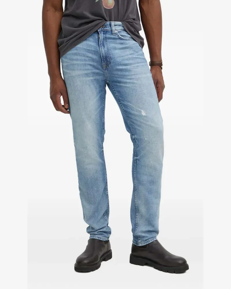 Guess James Jeans im Distressed-Look - Blau Blau