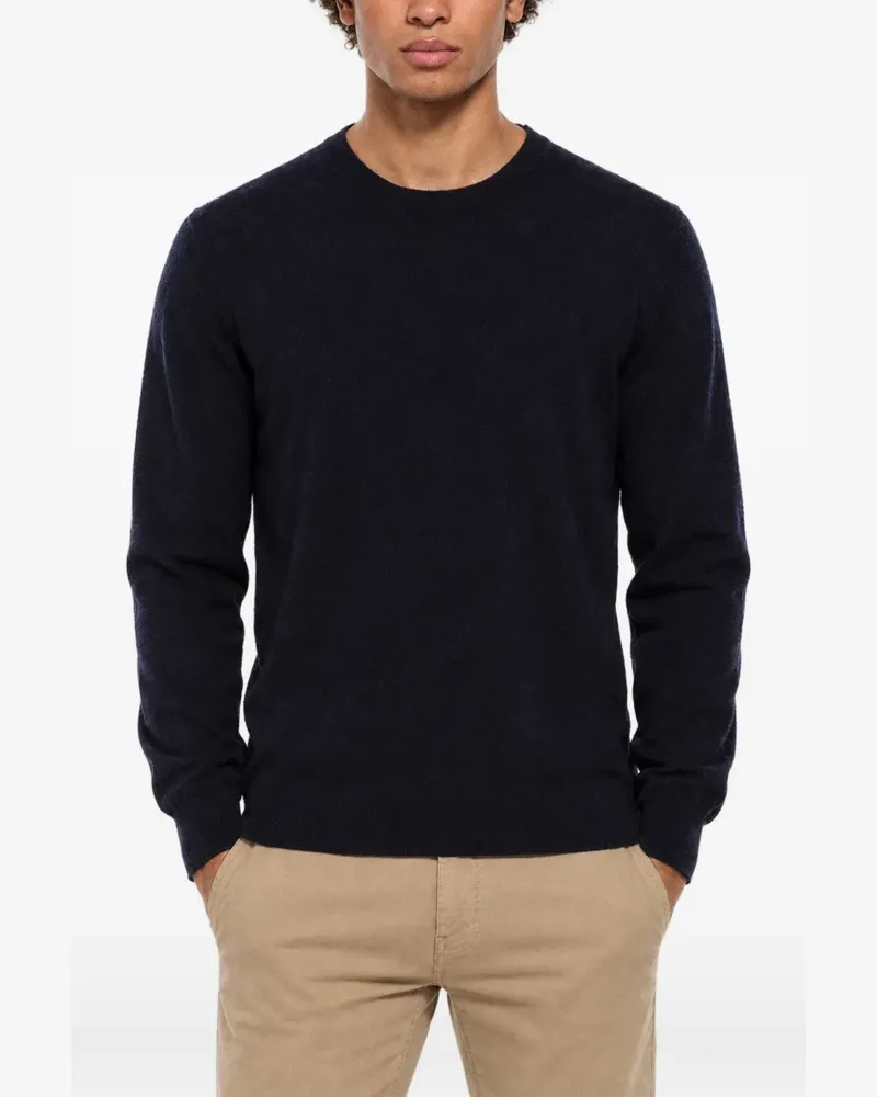 Brunello Cucinelli crew-neck cashmere sweater - Blau Blau