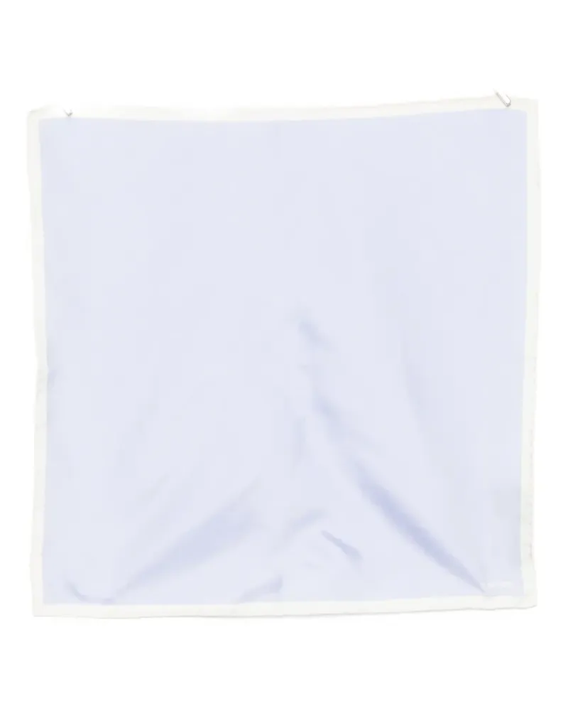 Tom Ford satin pocket square - Blau Blau