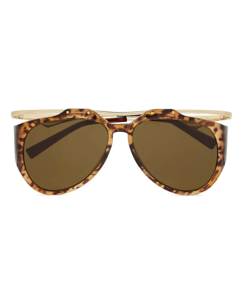 Saint Laurent Getönte Amelia Pilotenbrille - Braun Braun