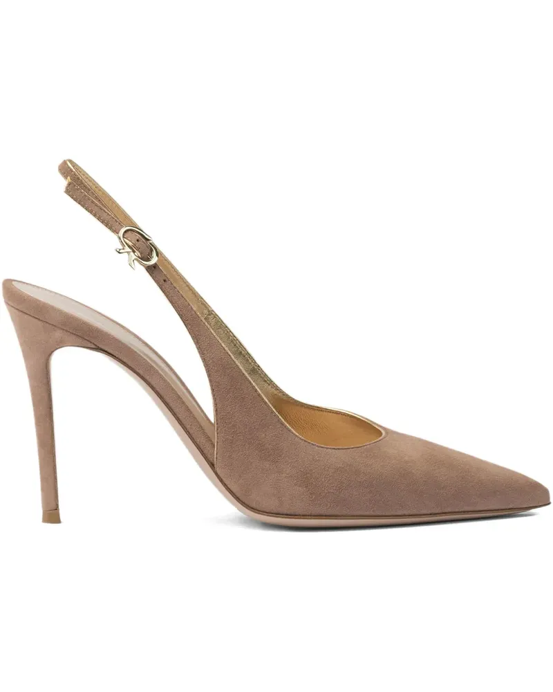 Gianvito Rossi 100mm Yves slingback pumps - Rosa Rosa
