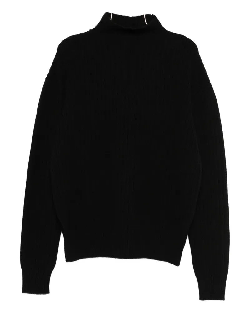 Rick Owens Pullover mit Stehkragen - Schwarz Schwarz
