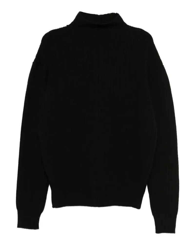 Rick Owens Pullover mit Stehkragen - Schwarz Schwarz