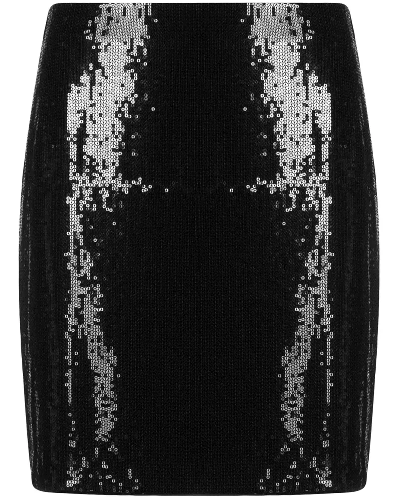 HUGO BOSS Rock in Lackoptik - Schwarz Schwarz