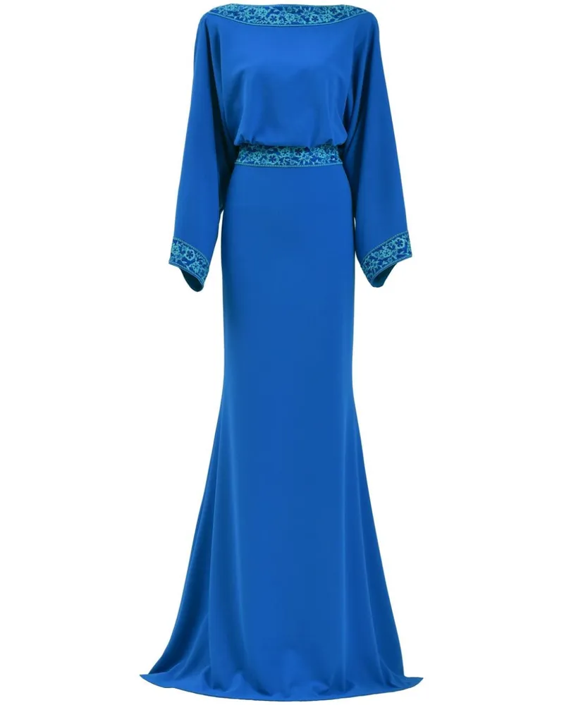 Tadashi Shoji Moline Abendkleid - Blau Blau