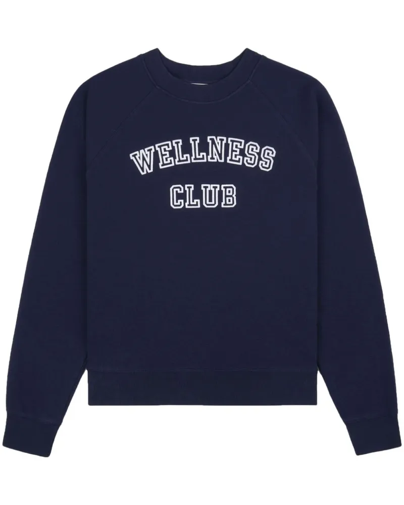 SPORTY & RICH Wellness Club Soft Sweatshirt - Blau Blau