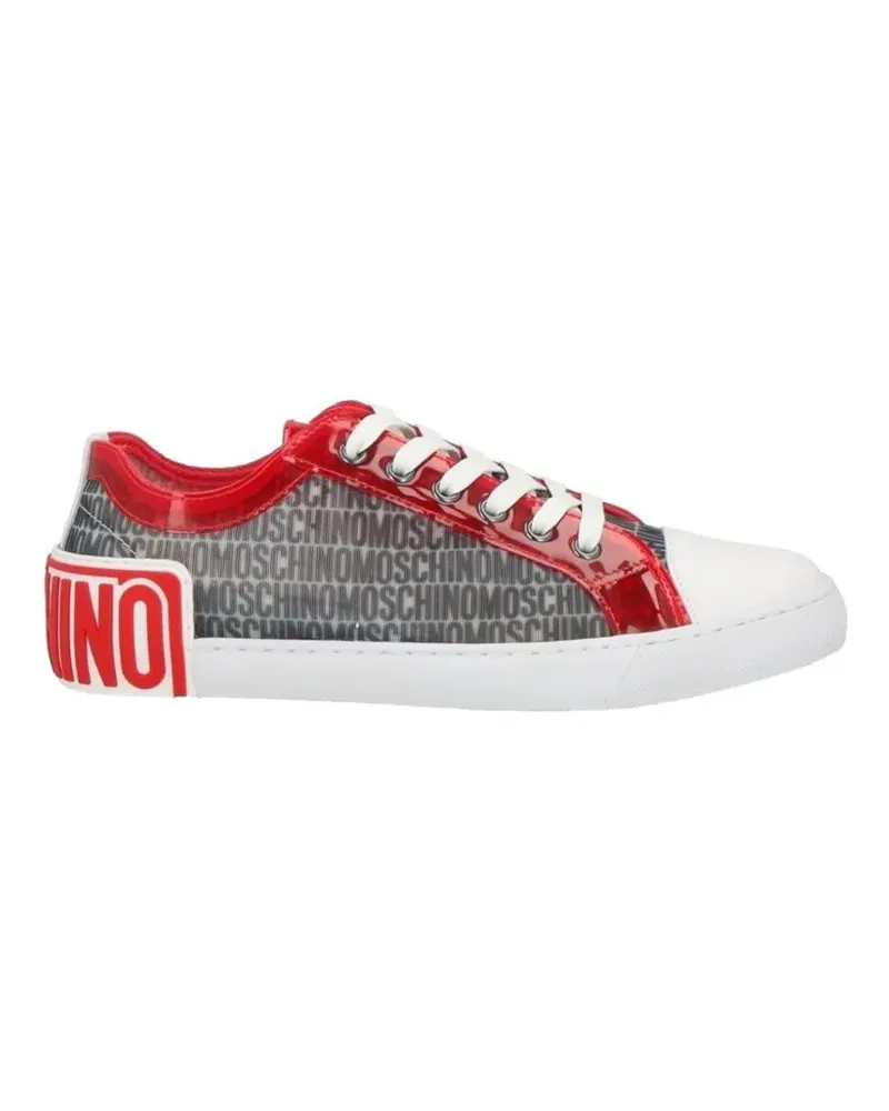 Moschino logo-print low-top sneakers - Weiß Weiß