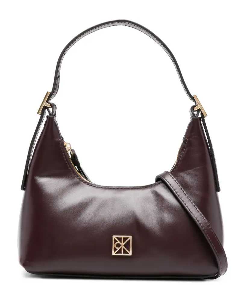Calvin Klein Kleine Schultertasche mit Logo - Rot Rot
