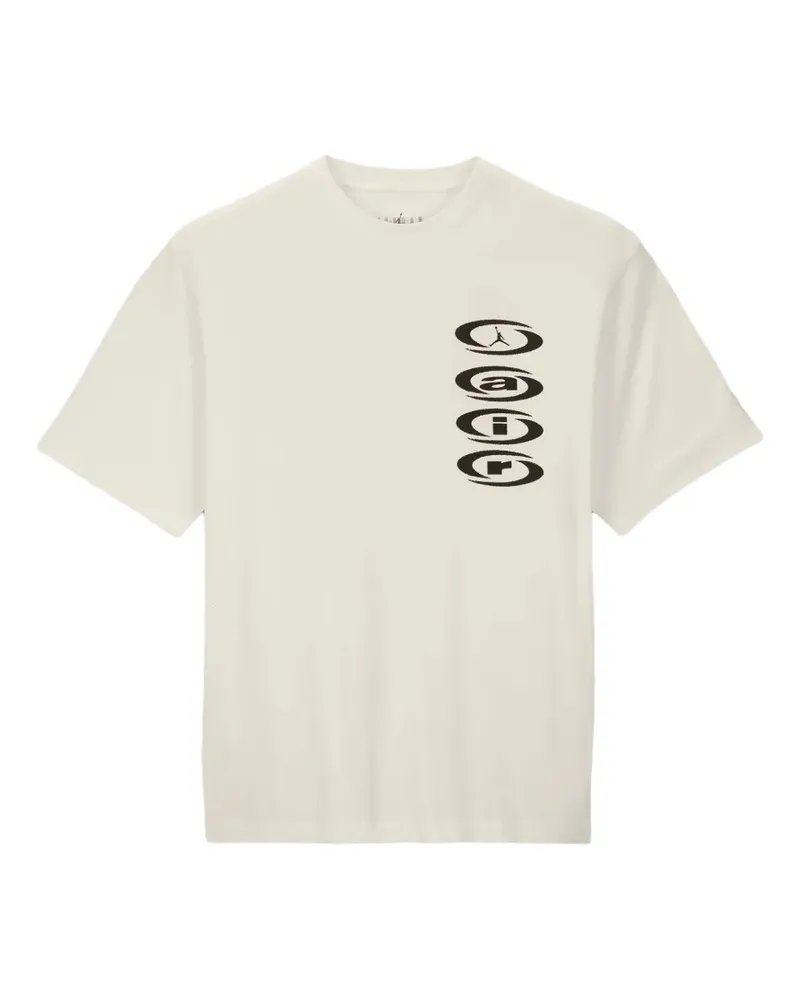 Jordan x Travis Scott T-Shirt mit grafischem Print - Nude Nude