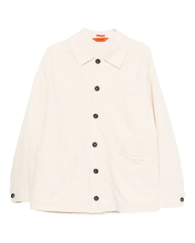BARENA button-up shirt jacket - Nude Nude