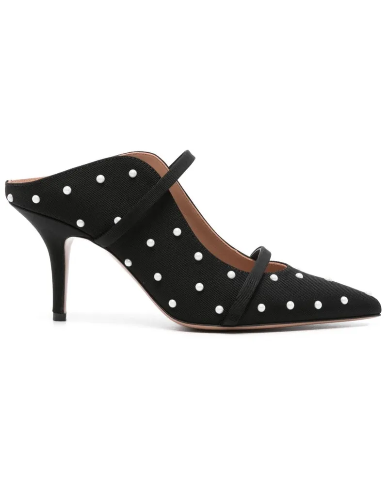 Malone Souliers Maureen 70mm Mules - Schwarz Schwarz