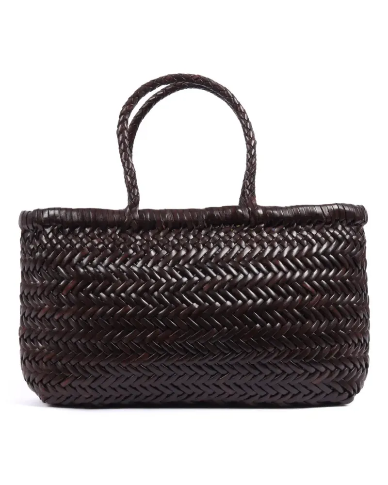 Dragon Diffusion Tote Bag mit Fischgrätenmuster - Braun Braun