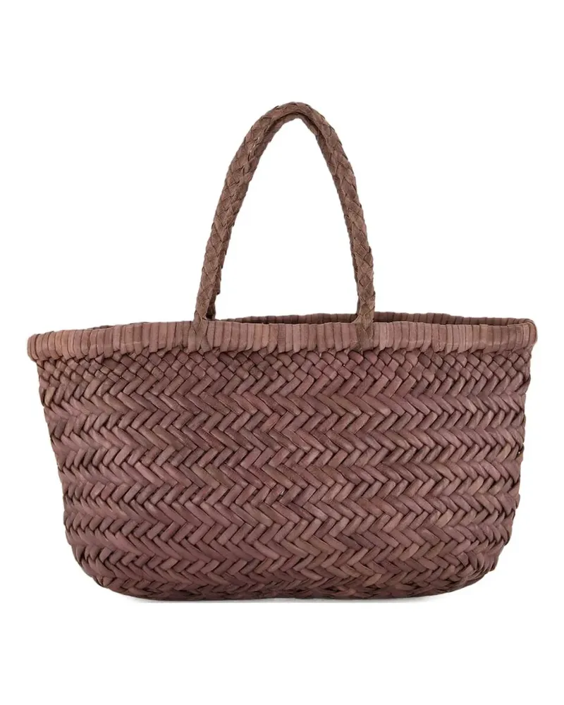 Dragon Diffusion Tote Bag mit Fischgrätenmuster - Braun Braun