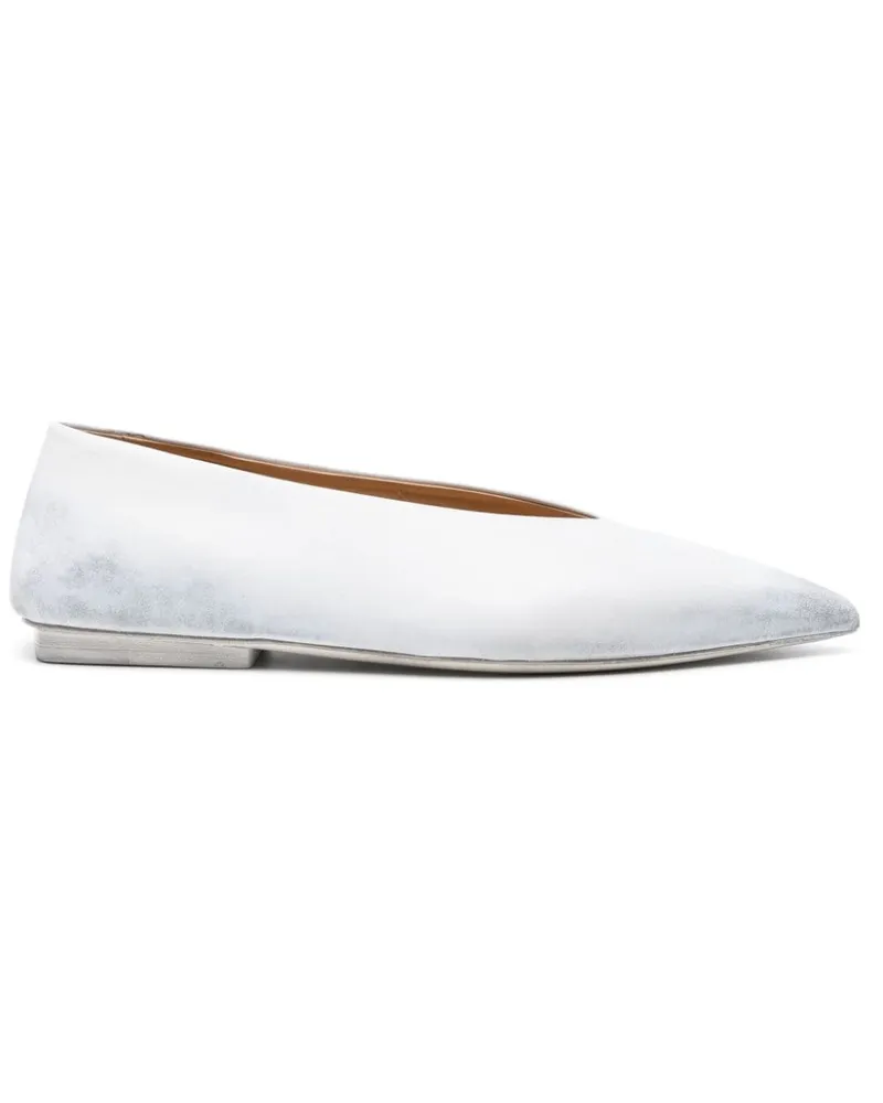 Marsèll Ballerinas im Used-Look - Weiß Weiß