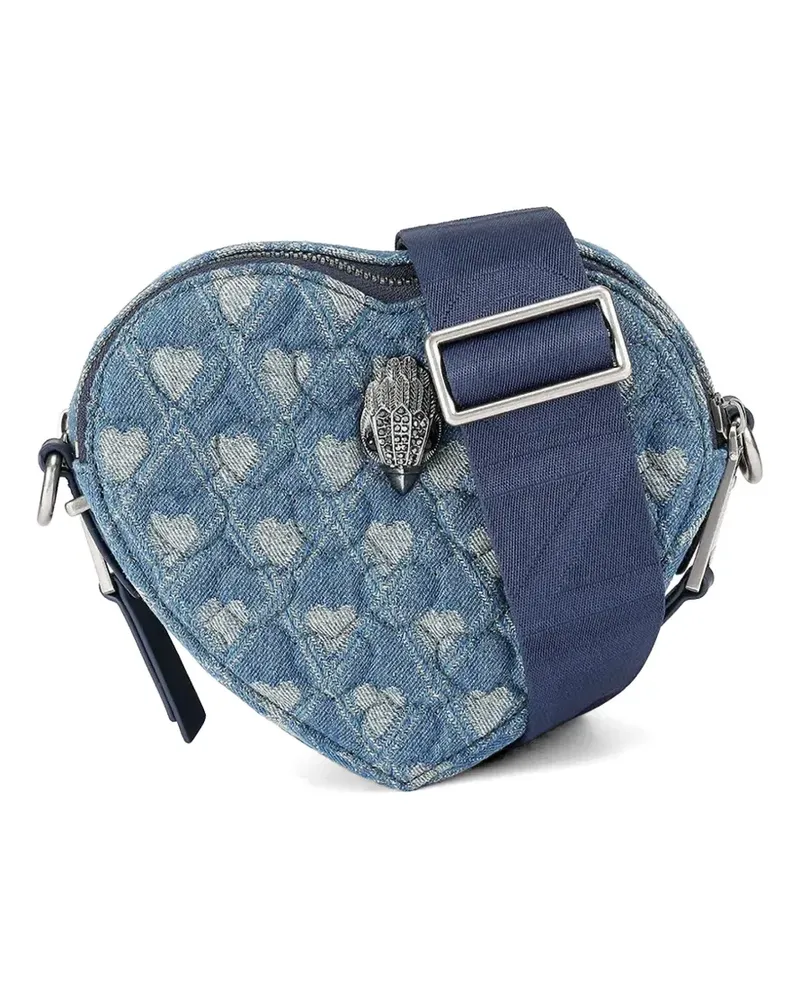 Kurt Geiger Umhängetasche mit Herzsteppung - Blau Blau