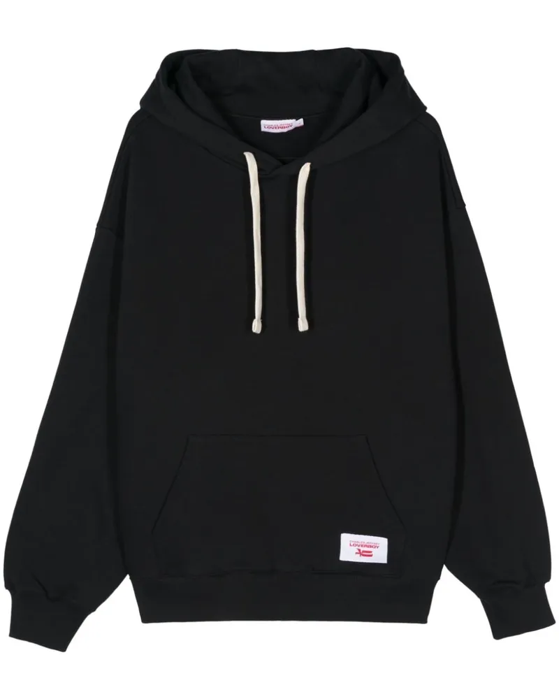 Charles Jeffrey Loverboy Label Ears Hoodie Schwarz