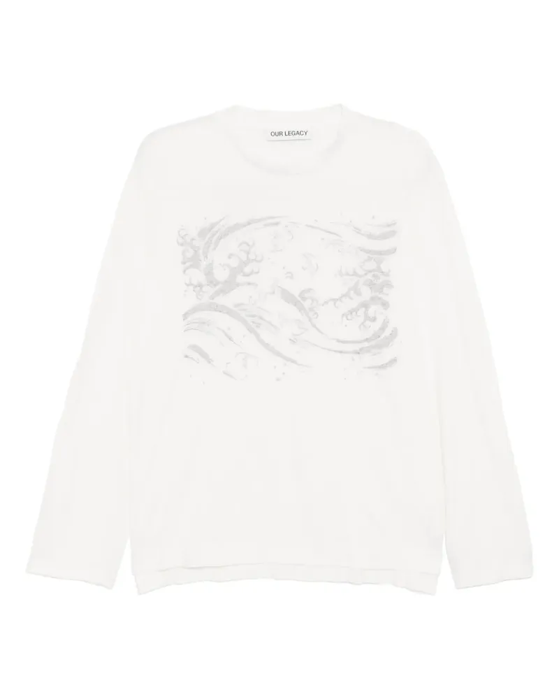 Our Legacy Box T-Shirt - Weiß Weiß