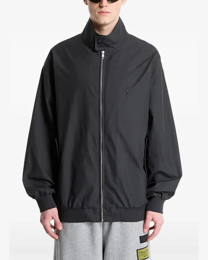 Maison Margiela high-neck zip-up jacket - Schwarz Schwarz
