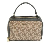 Shopper mit Monogrammmuster - Schwarz