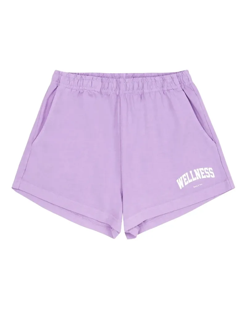 SPORTY & RICH Wellness Ivy Disco Shorts - Violett Violett
